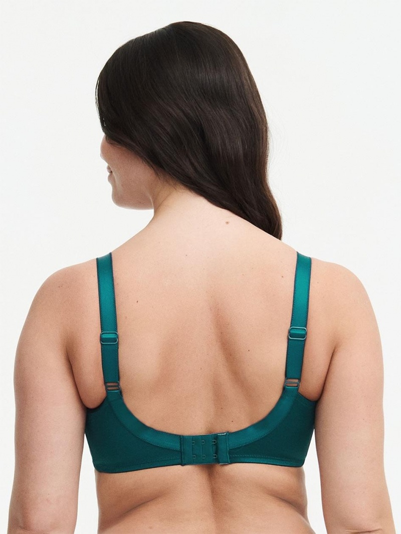 Chantelle Hedona Seamless Unlined Minimizer Bras Emerald | USA 1500XFU