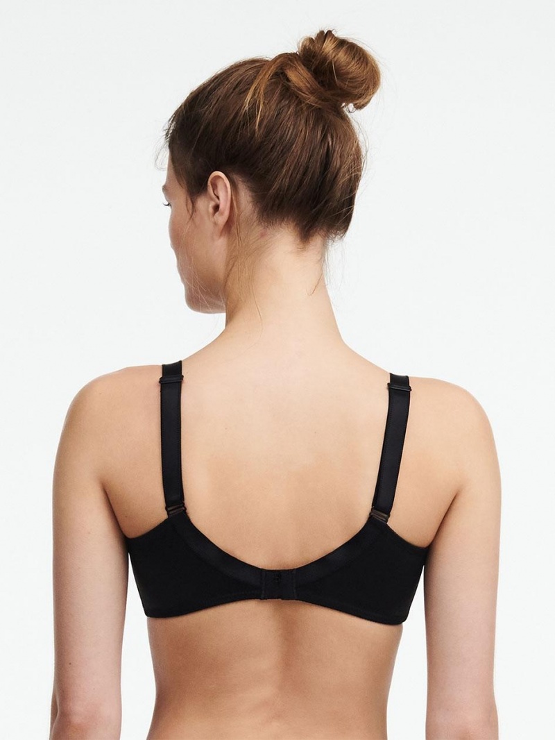 Chantelle Hedona Seamless Unlined Minimizer Bras Black | USA 1523KIR