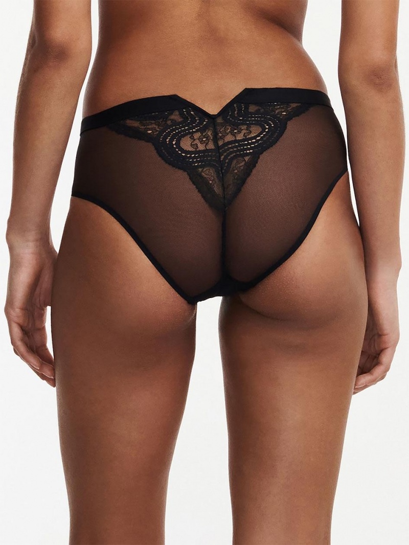 Chantelle Hypnotic High Waist Brief Panties Black | USA 2494FMD