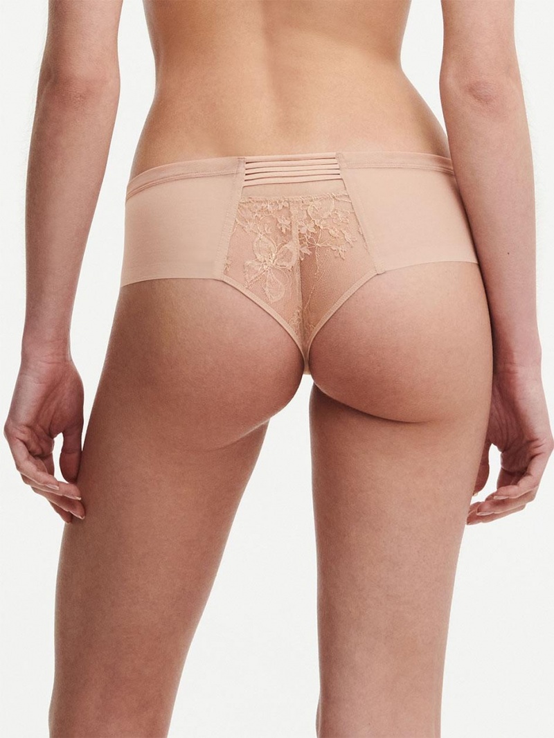 Chantelle Impulse Hipster Panties Nude Lurex | USA 2472PQJ