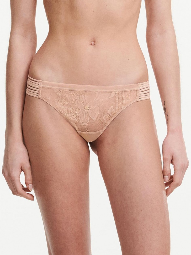 Chantelle Impulse Thong Panties Nude Lurex | USA 2482MAQ