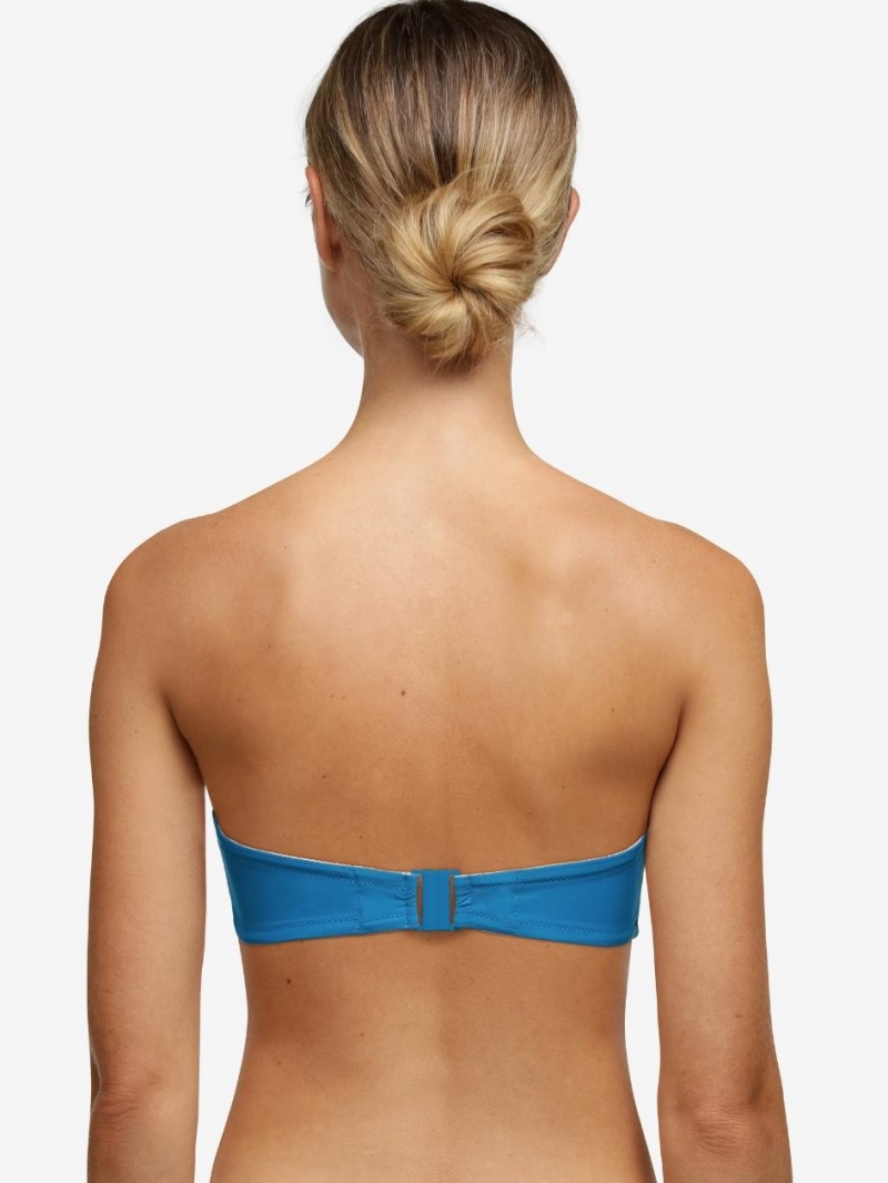 Chantelle Inspire Bandeau Swim Top Bras Bright Blue | USA 1062NBA