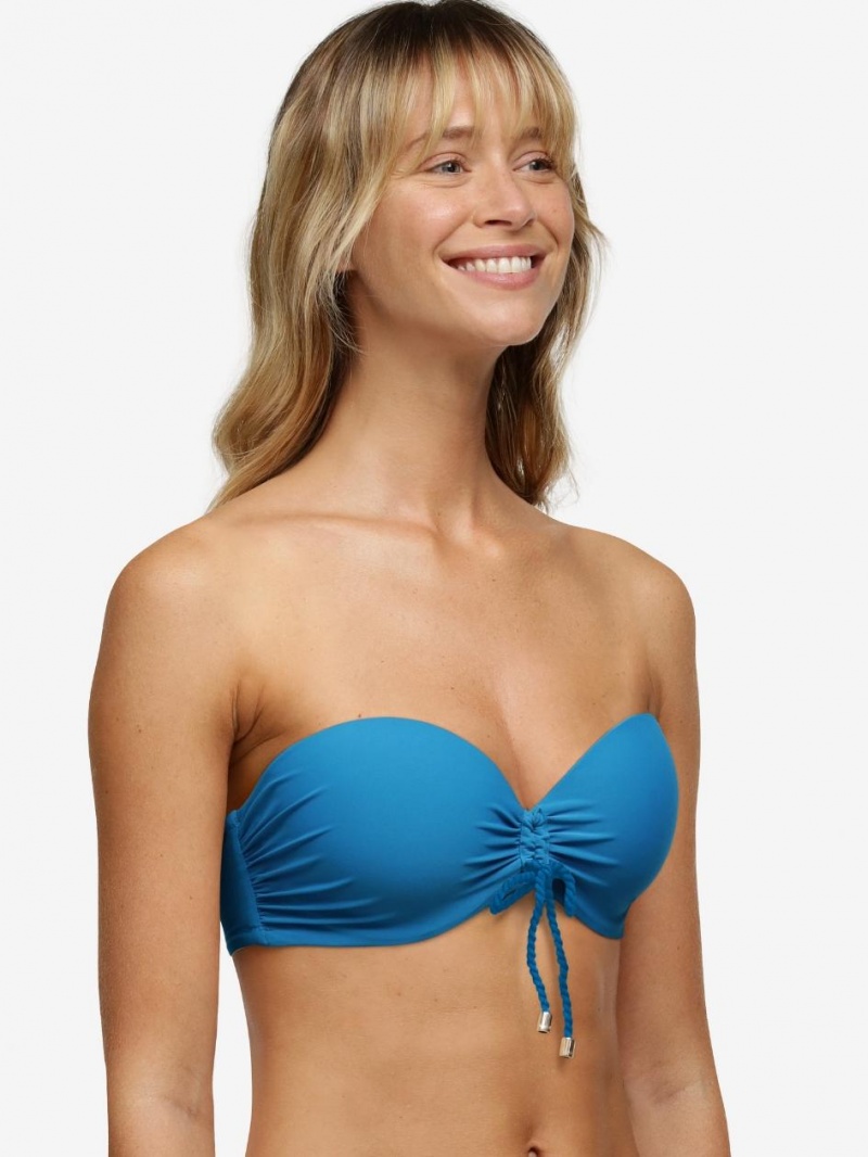 Chantelle Inspire Bandeau Swim Top Bras Bright Blue | USA 1062NBA