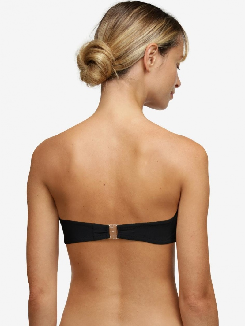 Chantelle Inspire Bandeau Top Swim Black | USA 2552ISL