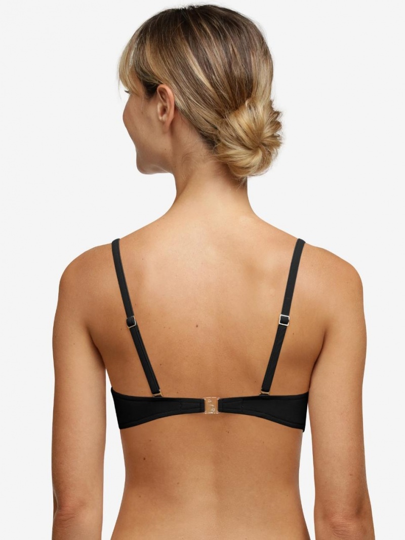 Chantelle Inspire Demi Top Swim Black | USA 2553UTZ