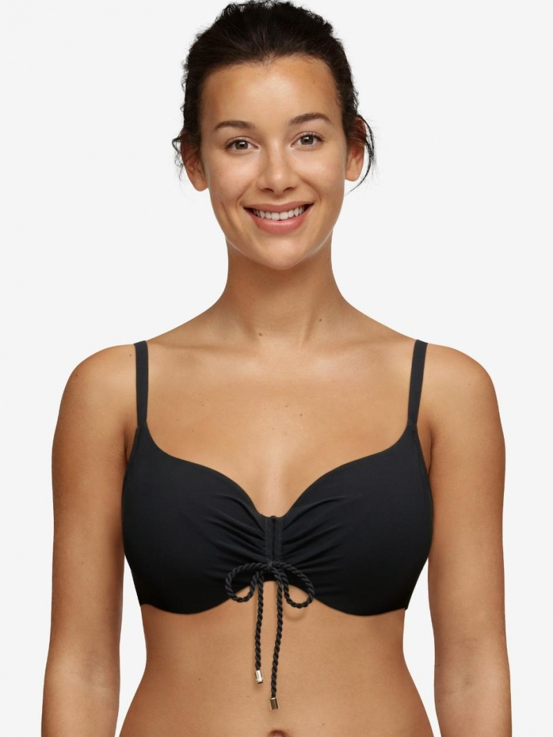 Chantelle Inspire Full Coverage Underwire Top Swim Black | USA 2550PQJ