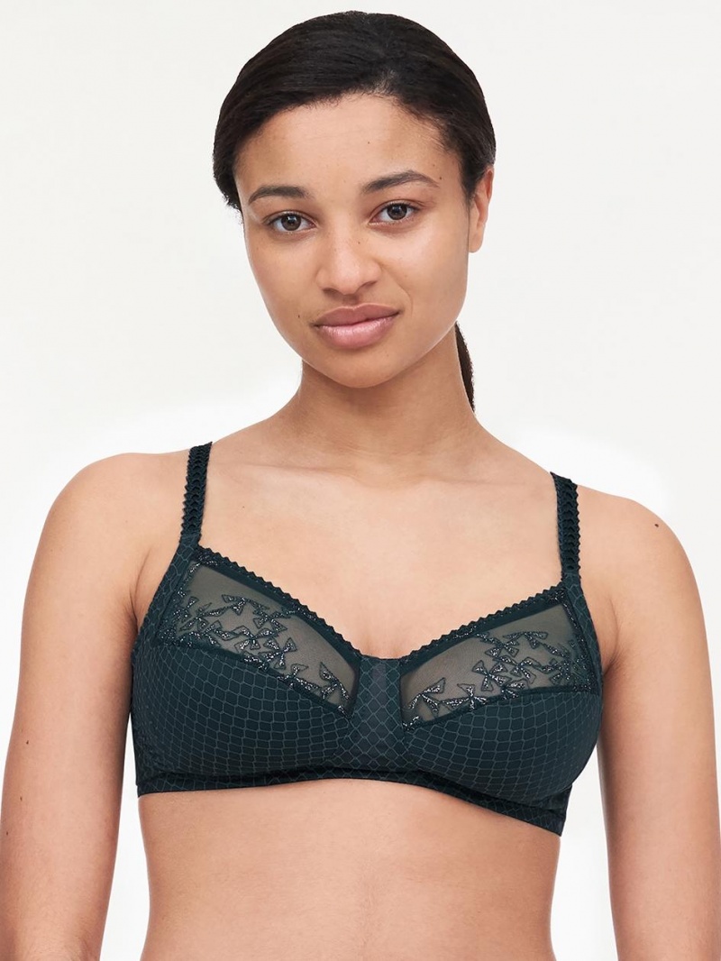 Chantelle Instants Wirefree Bras Peacock Lurex | USA 1084XFU