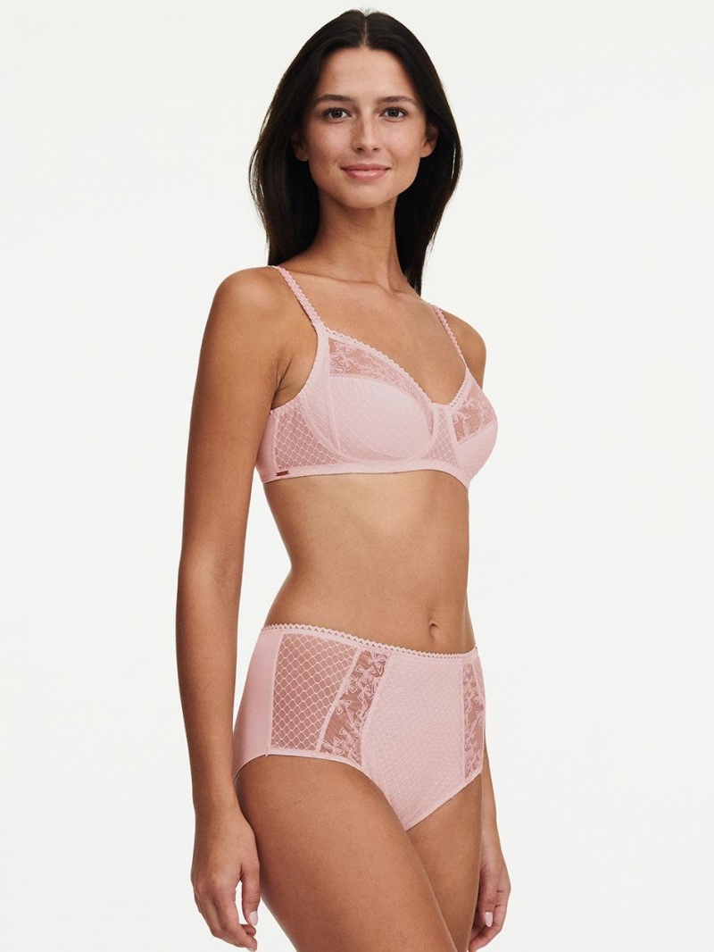 Chantelle Instants Wirefree Bras Rose Dragee Lurex | USA 1054JJE