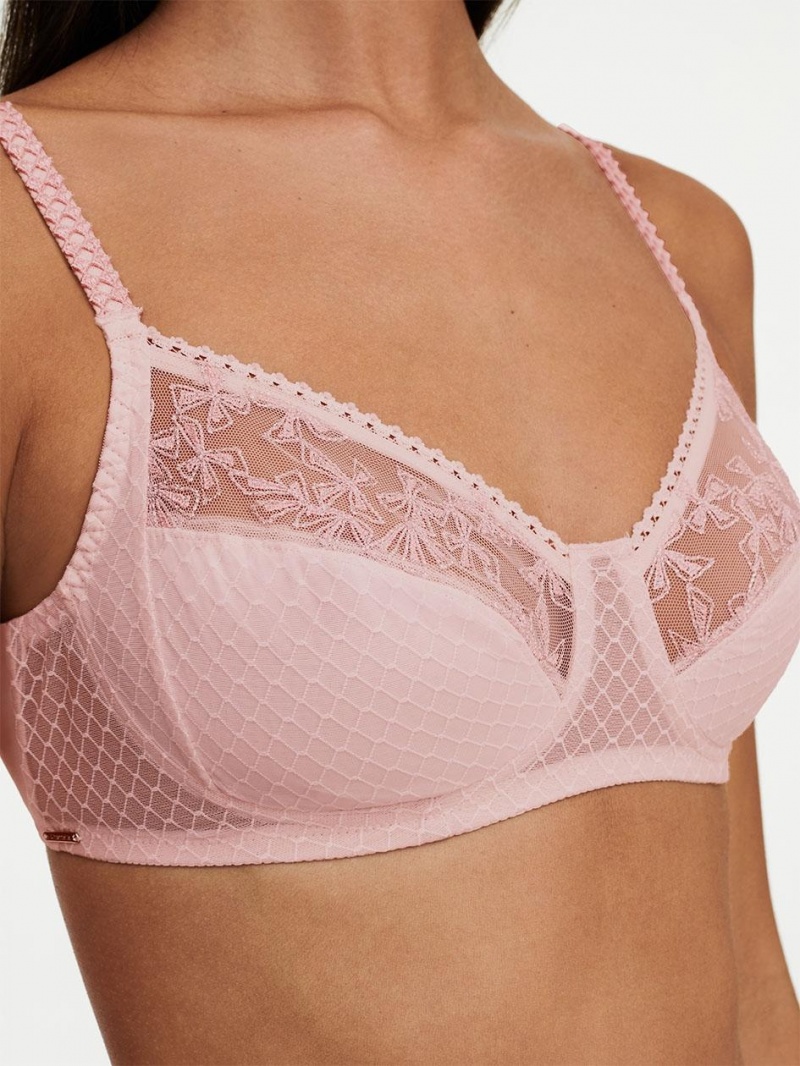 Chantelle Instants Wirefree Bras Rose Dragee Lurex | USA 1054JJE