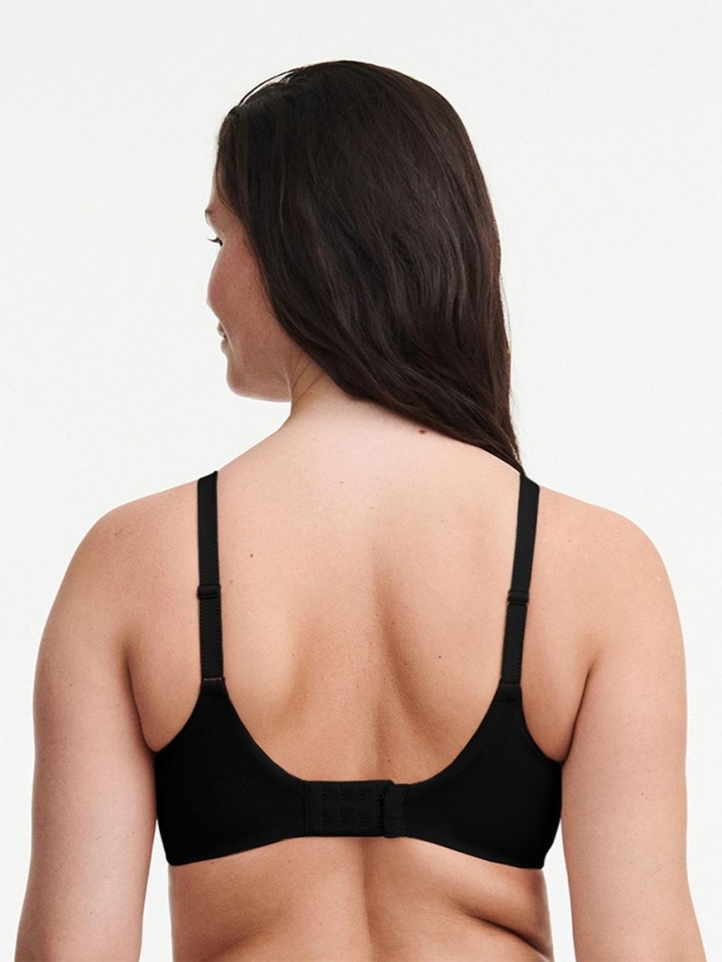 Chantelle Lucie Lace Comfort Underwire Bras Black | USA 1608NBA