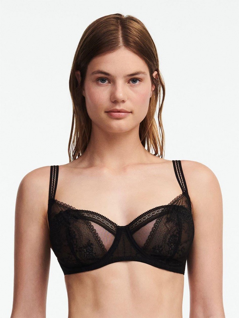 Chantelle Maddie Demi, Passionata designed by CL Bras Black | USA 1286GLQ