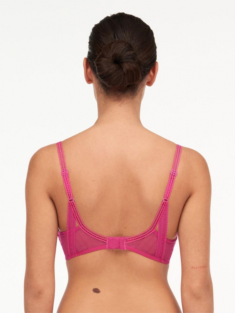 Chantelle Maddie Plunge T-Shirt, Passionata designed by CL Bras Rose Pitaya | USA 2174LHT