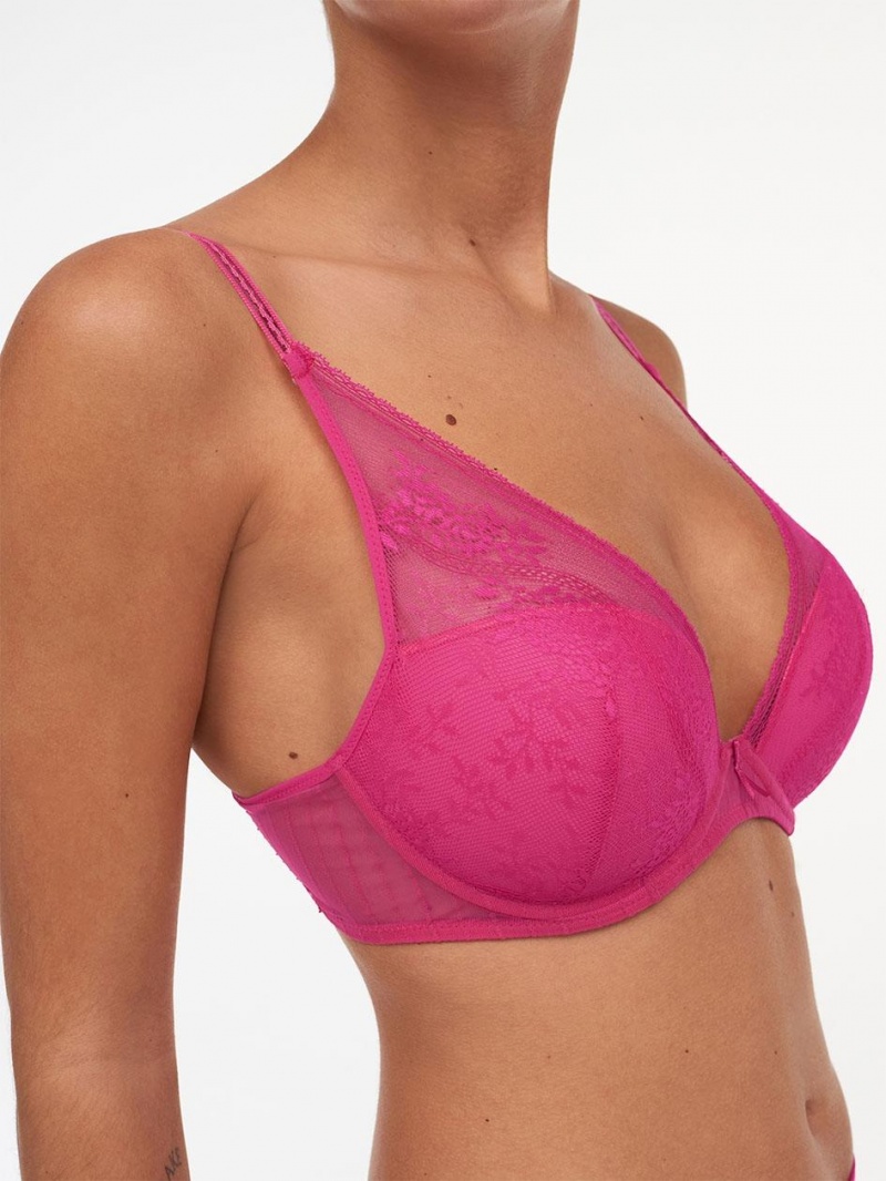 Chantelle Maddie Plunge T-Shirt, Passionata designed by CL Bras Rose Pitaya | USA 2174LHT