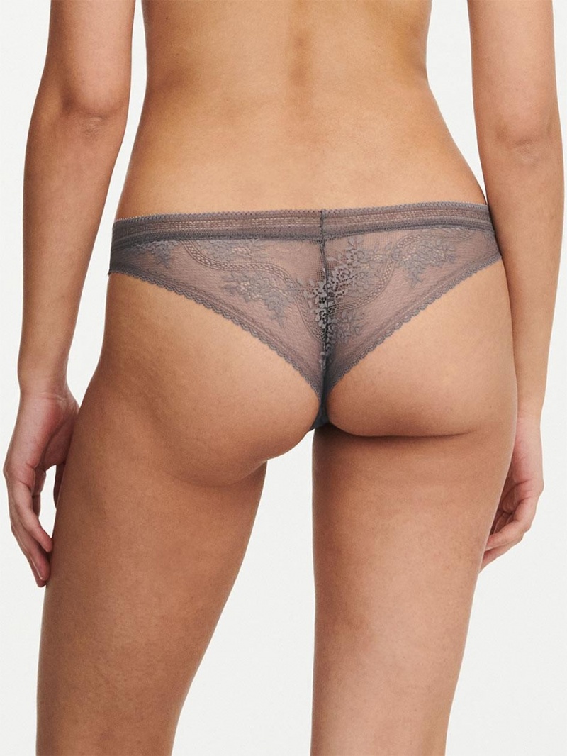 Chantelle Maddie Tanga, Passionata designed by CL Panties Brownish Grey | USA 2357XFY