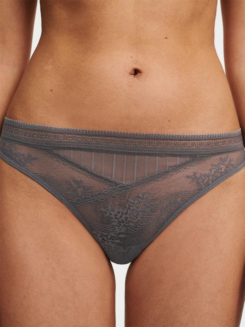 Chantelle Maddie Tanga, Passionata designed by CL Panties Brownish Grey | USA 2357XFY