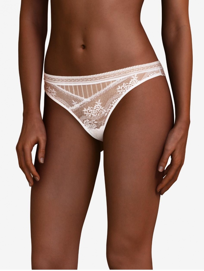 Chantelle Maddie Tanga, Passionata designed by CL Panties White | USA 2374RWV