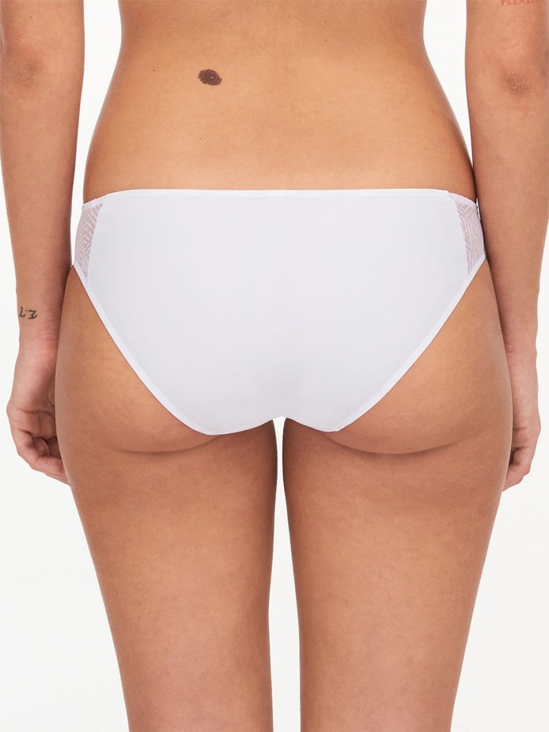 Chantelle Modern Support Bikini Panties White | USA 1740QZD