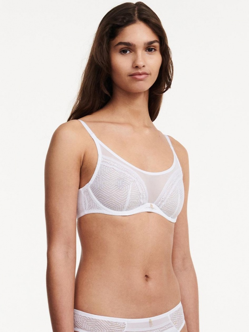 Chantelle Modern Support Underwired Top Bras White | USA 1165BCP