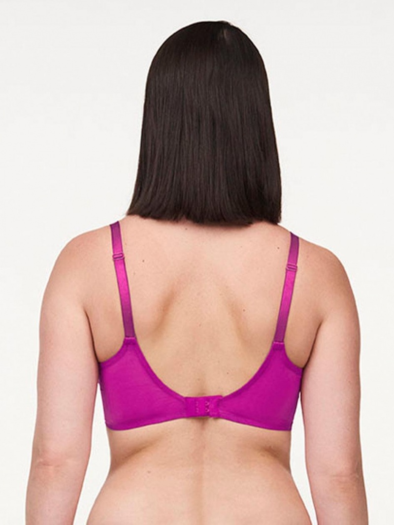 Chantelle Modern Support Underwired Top Bras Fuchsia | USA 1205SOB