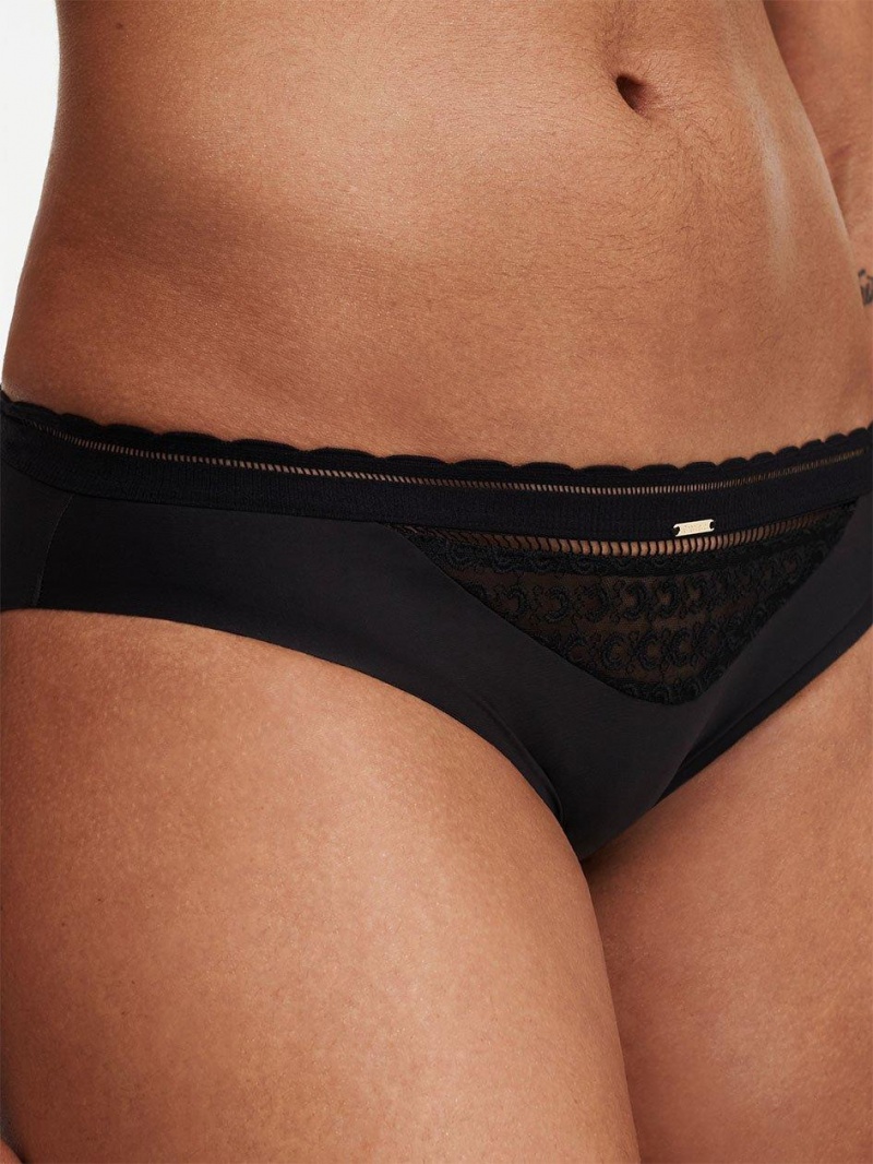 Chantelle Monogram Bikini Panties Black | USA 2434CET