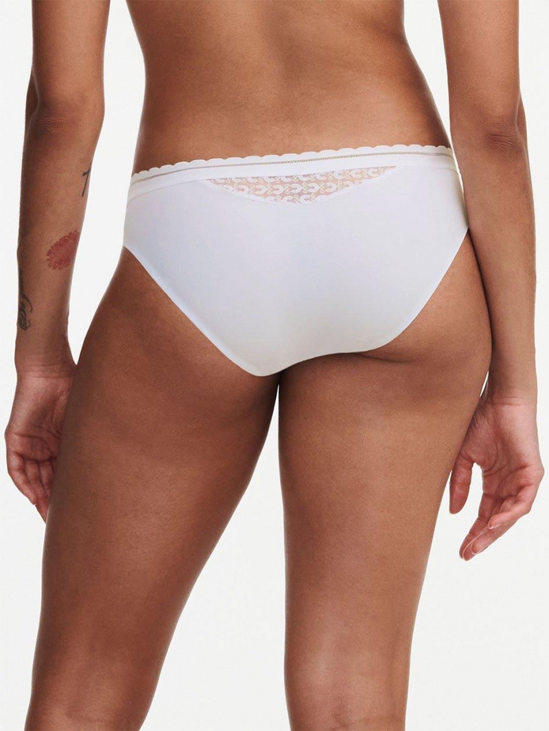 Chantelle Monogram Bikini Panties White | USA 2459VDR