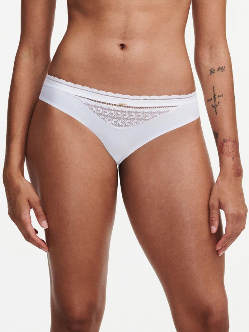 Chantelle Monogram Bikini Panties White | USA 2459VDR