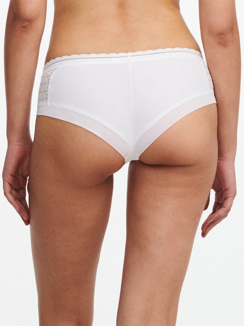 Chantelle Monogram Hipster Panties White | USA 2461XFY