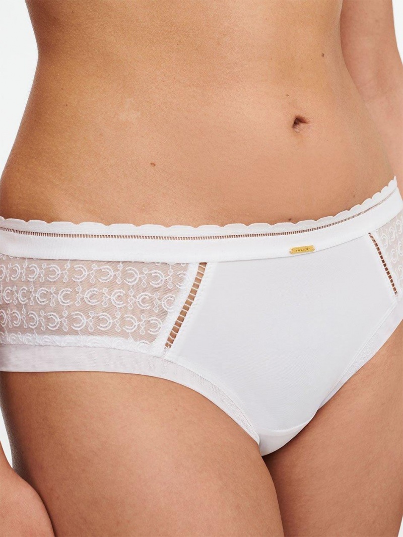 Chantelle Monogram Hipster Panties White | USA 2461XFY