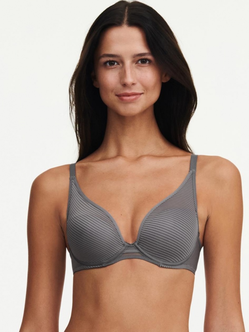 Chantelle Nais Plunge Contour, Passionata designed by CL Bras Silver | USA 1185KIR