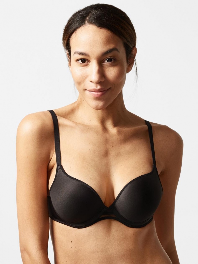 Chantelle Nais Push-Up, Passionata designed by CL Bras Black | USA 1246QZD