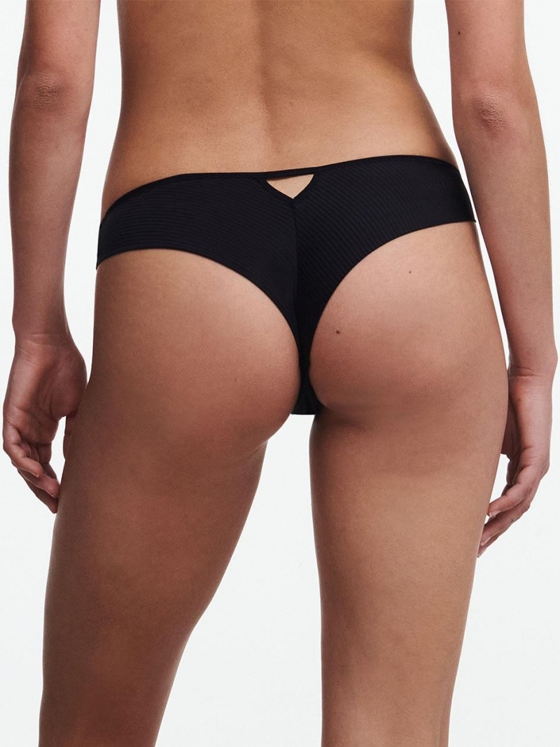 Chantelle Nais Tanga, Passionata designed by CL Panties Black | USA 1711BCP