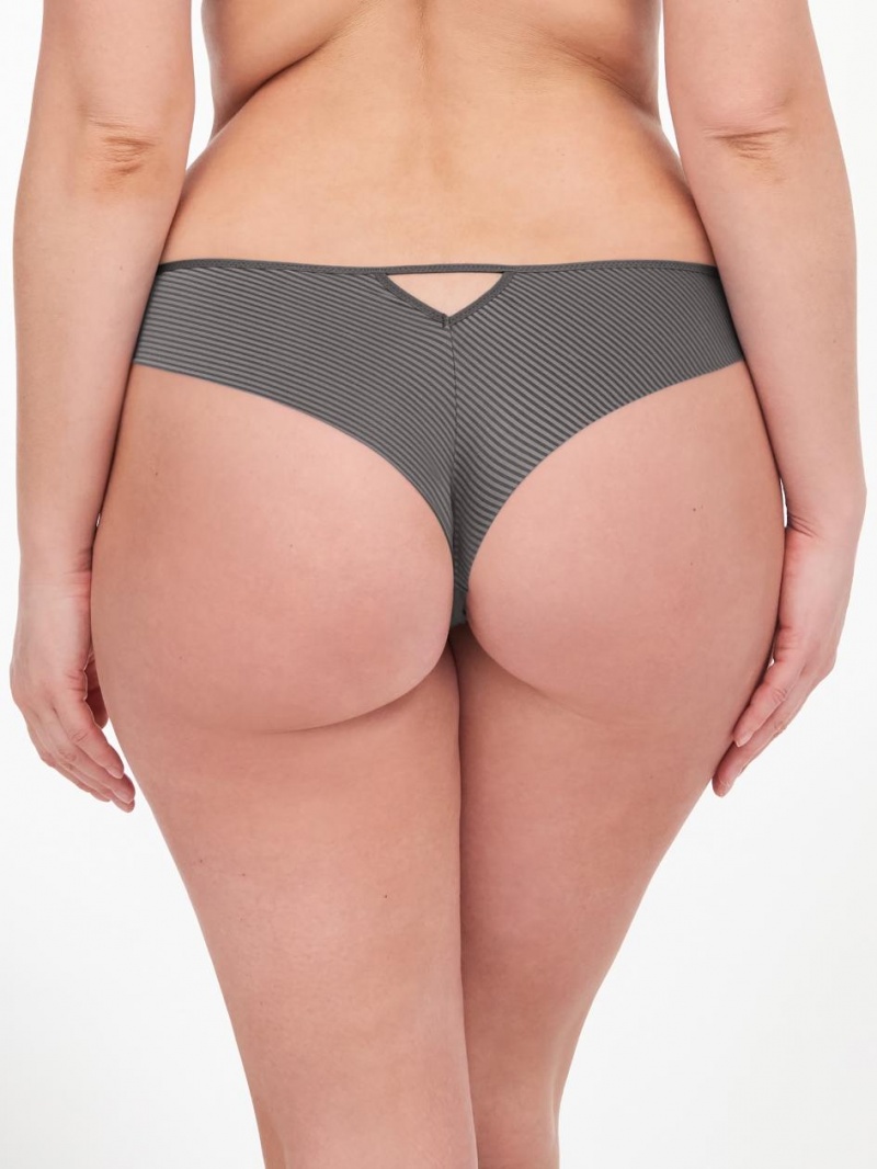 Chantelle Nais Tanga, Passionata designed by CL Panties Silver | USA 1713MAS