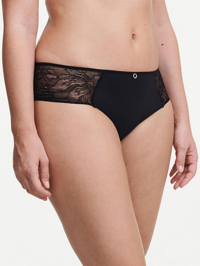 Chantelle Naya Lace Hipster Panties Black | USA 1945BCP