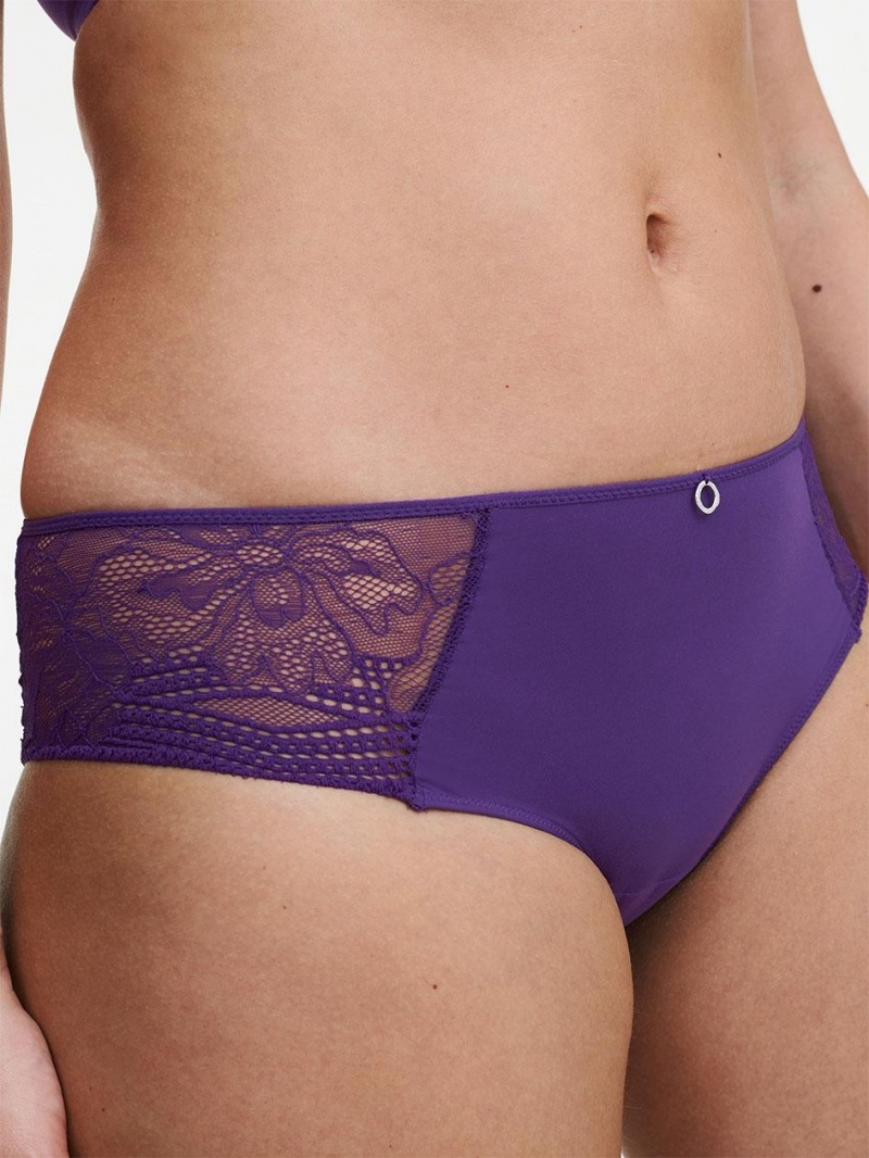 Chantelle Naya Lace Hipster Panties Parade Violet | USA 1900TVJ