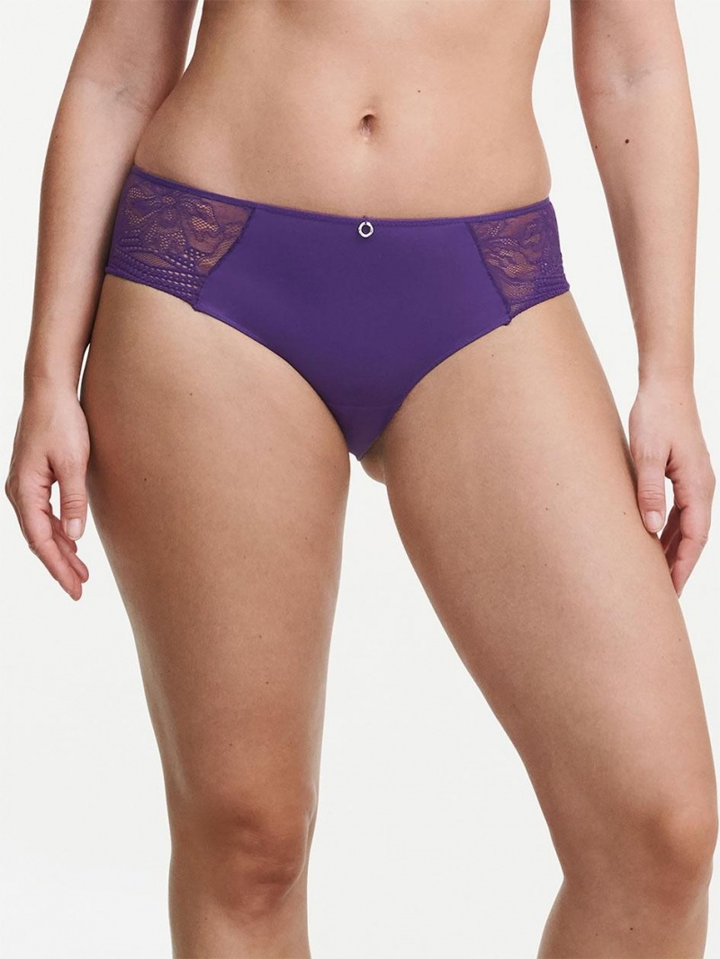 Chantelle Naya Lace Hipster Panties Parade Violet | USA 1900TVJ