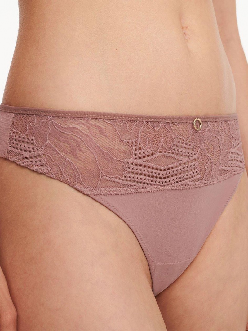 Chantelle Naya Lace Tanga Panties Henne | USA 1852ORX