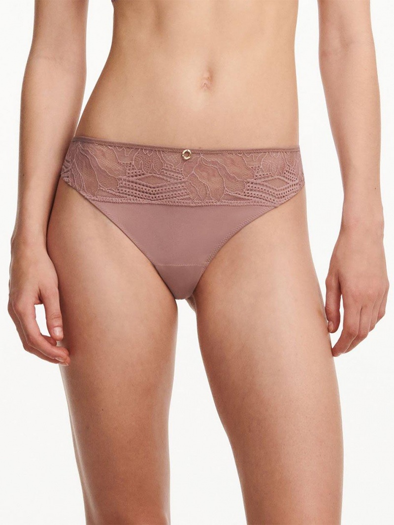 Chantelle Naya Lace Tanga Panties Henne | USA 1852ORX