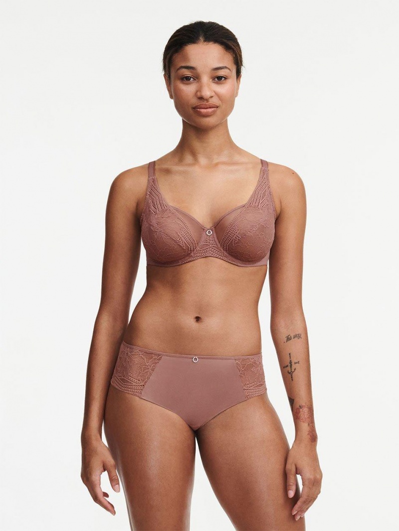 Chantelle Naya Lace Unlined Underwire Bras Henne | USA 1114NBA