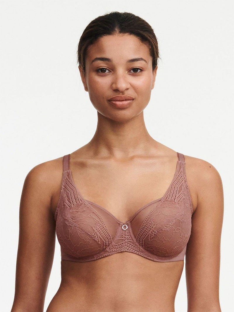 Chantelle Naya Lace Unlined Underwire Bras Henne | USA 1114NBA