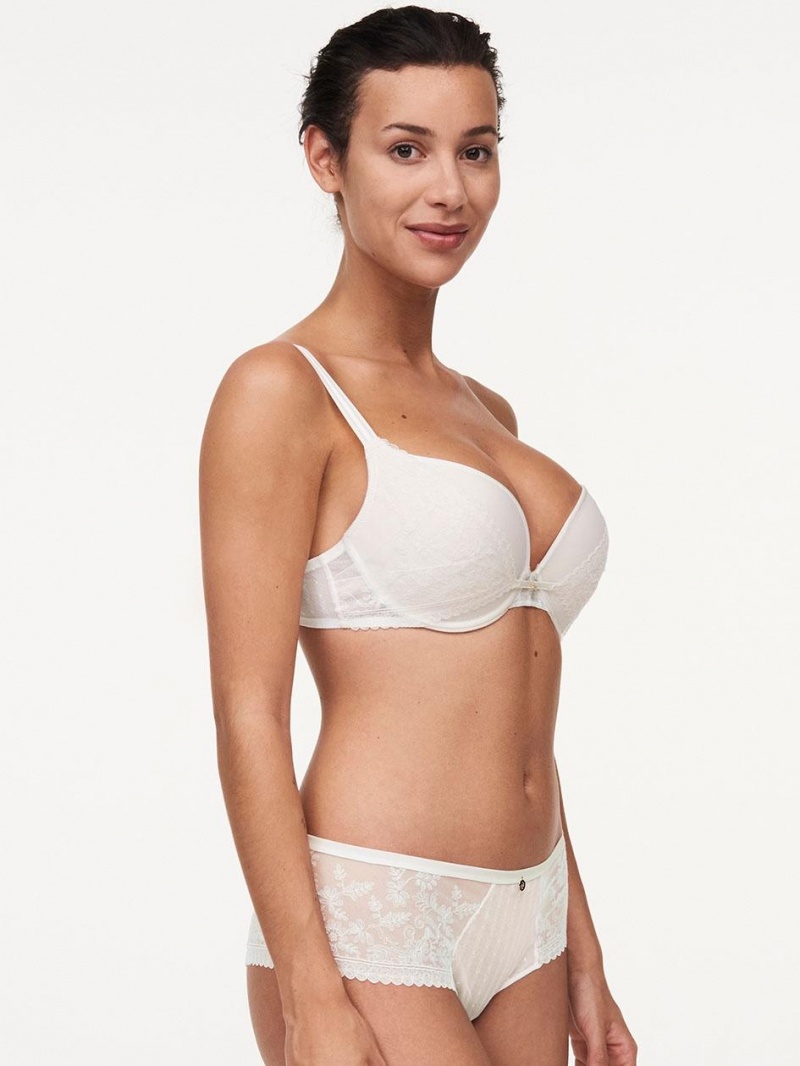 Chantelle New Romance Push-up Bras Ivory | USA 1080JJE