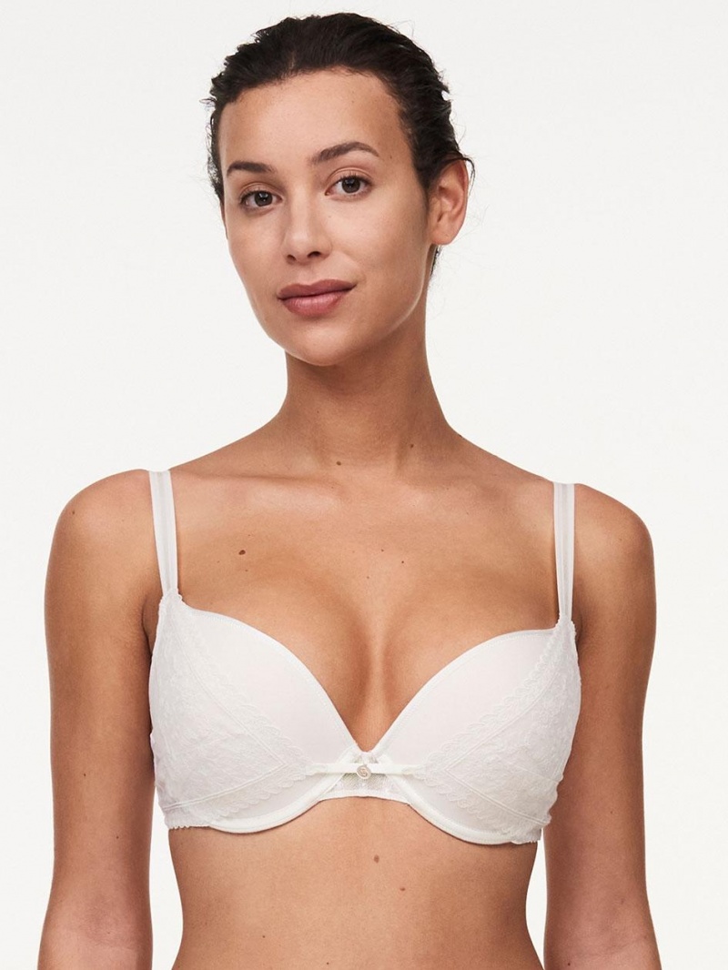 Chantelle New Romance Push-up Bras Ivory | USA 1080JJE