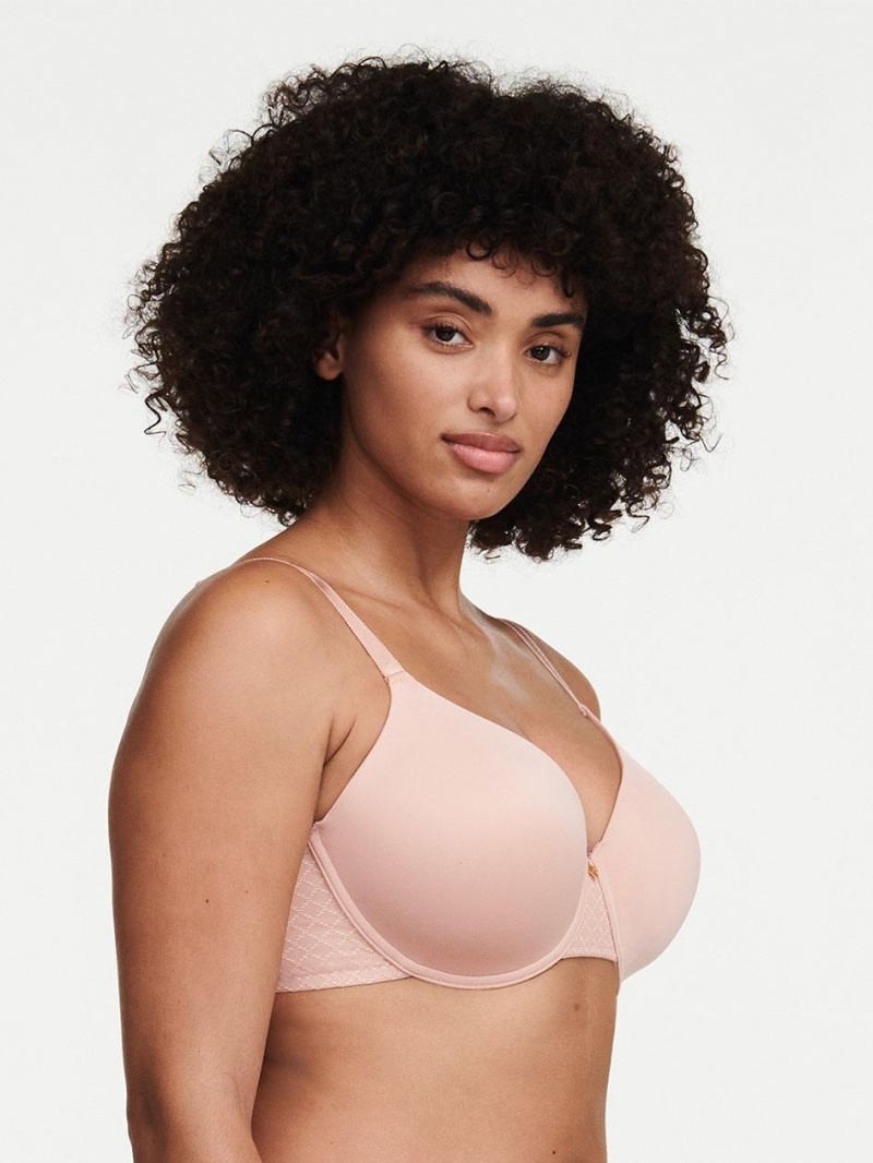 Chantelle Norah Chic Comfort Flex T-Shirt Bras Nude Rose | USA 1528VDO