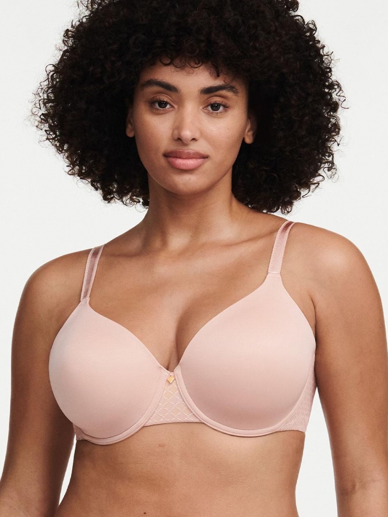 Chantelle Norah Chic Comfort Flex T-Shirt Bras Nude Rose | USA 1528VDO