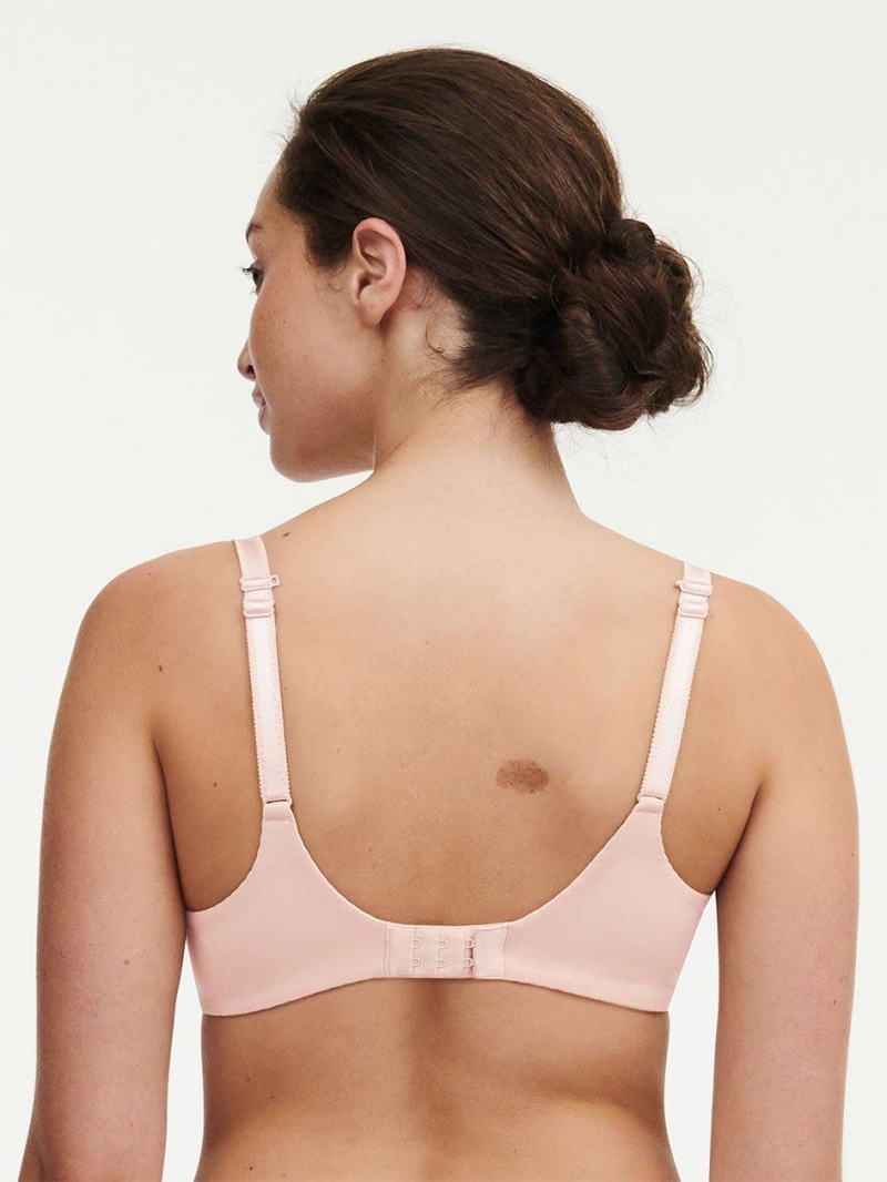 Chantelle Norah Chic Plunge T-Shirt Bras Nude Rose | USA 1606VDO