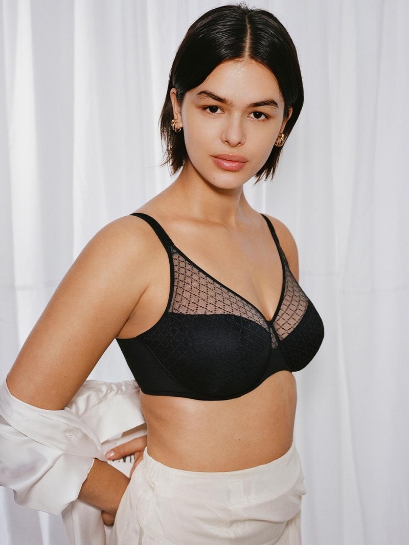 Chantelle Norah Chic Underwire Bras Black | USA 1462ORX