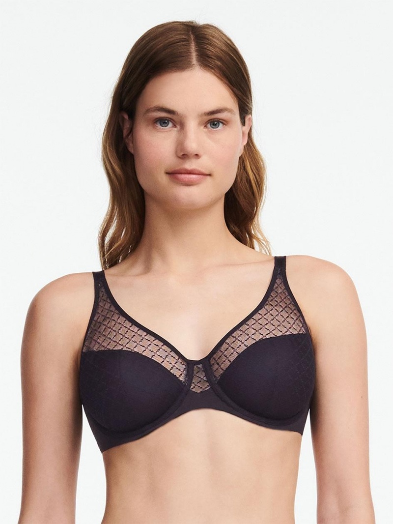 Chantelle Norah Chic Underwire Bras Black | USA 1462ORX