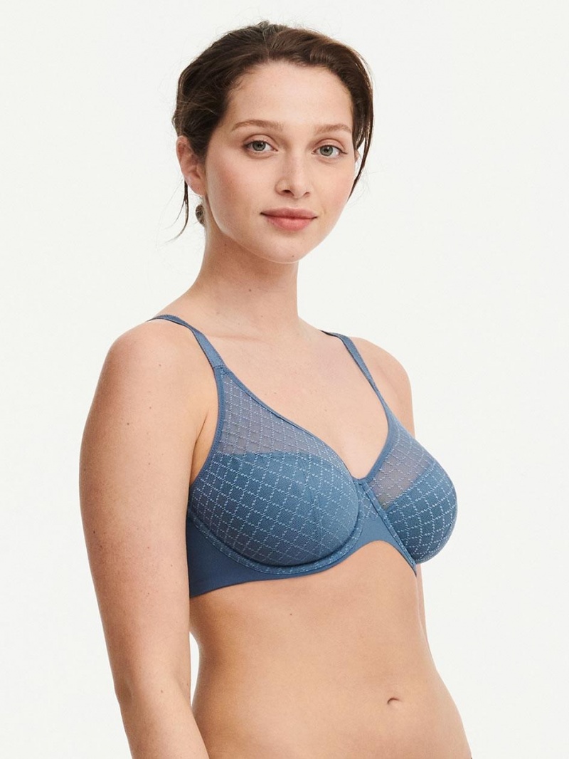 Chantelle Norah Chic Underwire Bras Blue Pétrole | USA 1579CEI