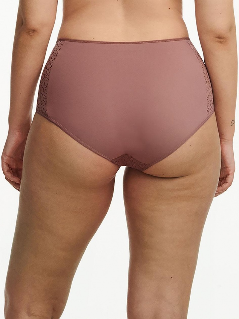 Chantelle Norah Comfort High Waist Brief Panties Henne | USA 2085ISZ