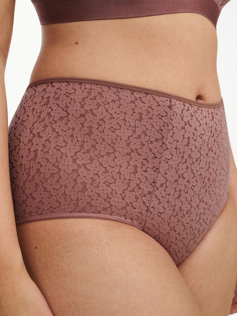 Chantelle Norah Comfort High Waist Brief Panties Henne | USA 2085ISZ