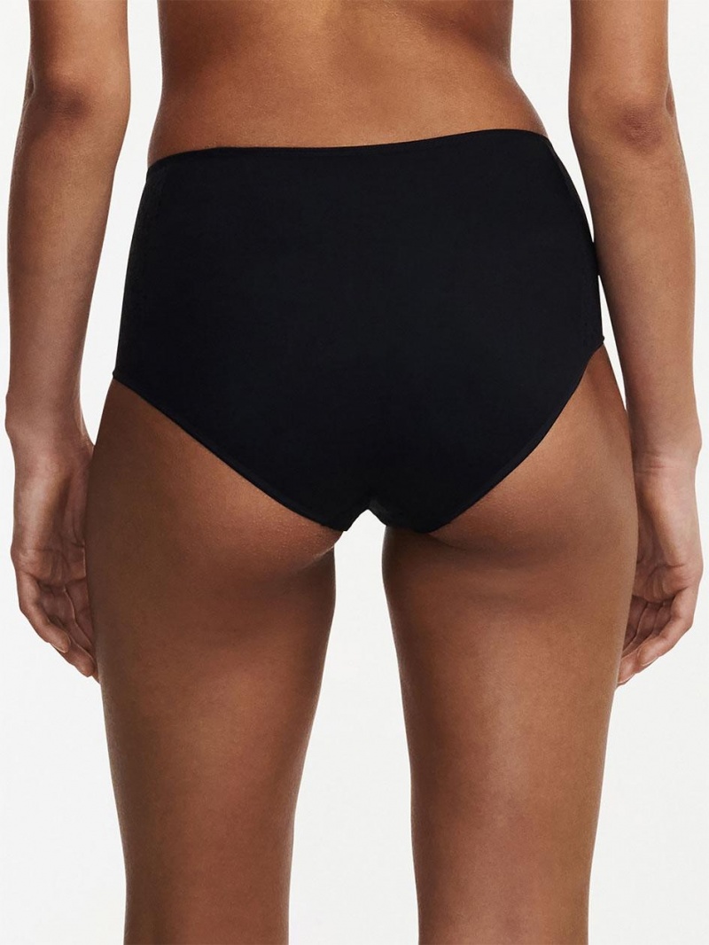 Chantelle Norah Comfort High Waist Brief Panties Black | USA 2087PQC